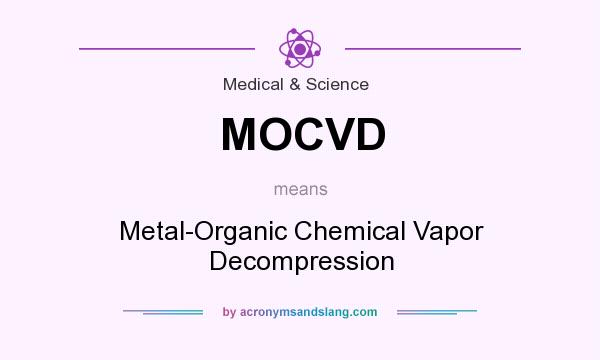 What does MOCVD mean? It stands for Metal-Organic Chemical Vapor Decompression
