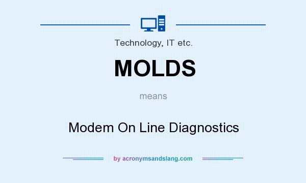 What does MOLDS mean? It stands for Modem On Line Diagnostics