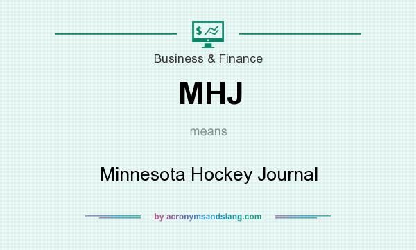 What does MHJ mean? It stands for Minnesota Hockey Journal