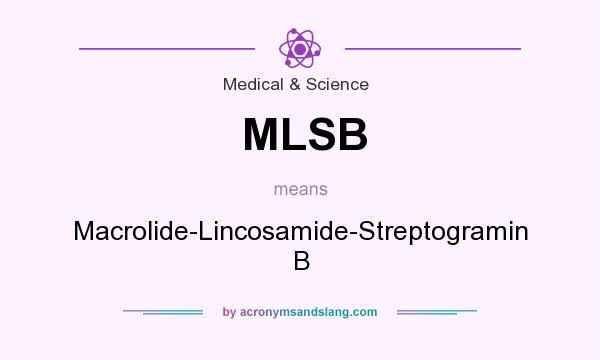 What does MLSB mean? It stands for Macrolide-Lincosamide-Streptogramin B