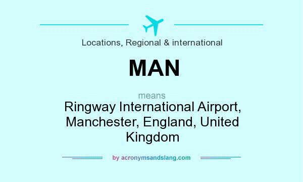What does MAN mean? It stands for Ringway International Airport, Manchester, England, United Kingdom
