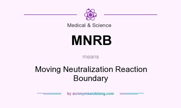 What does MNRB mean? It stands for Moving Neutralization Reaction Boundary