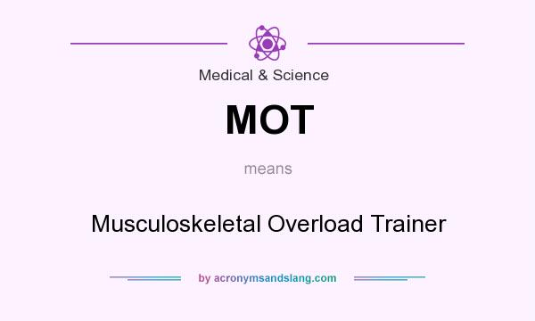 What does MOT mean? It stands for Musculoskeletal Overload Trainer