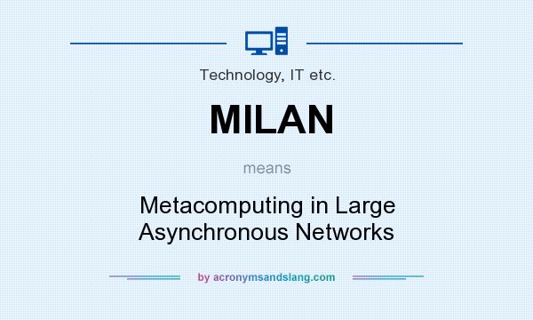 What does MILAN mean? It stands for Metacomputing in Large Asynchronous Networks