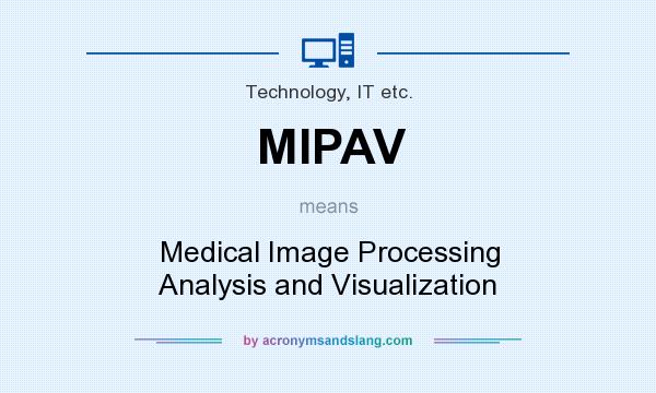 What does MIPAV mean? It stands for Medical Image Processing Analysis and Visualization