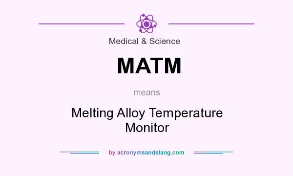 What does MATM mean? It stands for Melting Alloy Temperature Monitor
