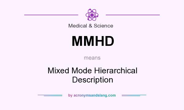 What does MMHD mean? It stands for Mixed Mode Hierarchical Description