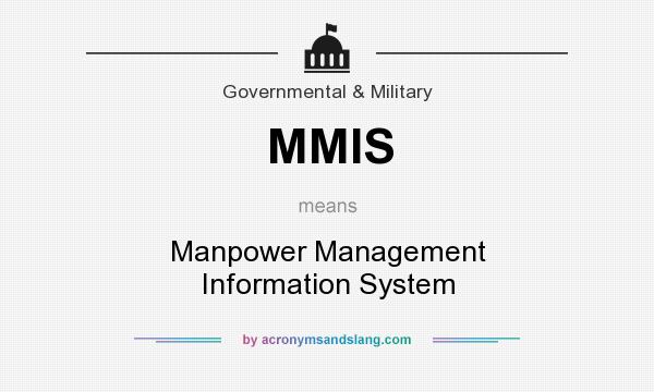 What does MMIS mean? It stands for Manpower Management Information System
