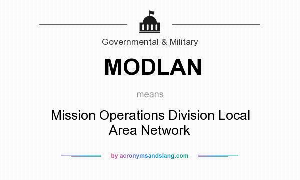 What does MODLAN mean? It stands for Mission Operations Division Local Area Network