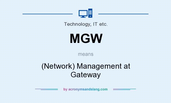 What does MGW mean? It stands for (Network) Management at Gateway