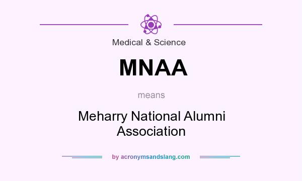What does MNAA mean? It stands for Meharry National Alumni Association