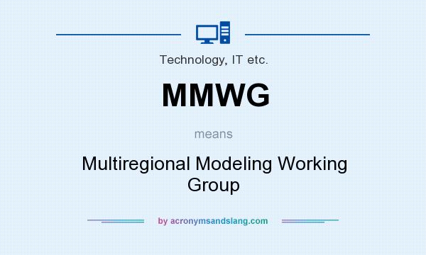 What does MMWG mean? It stands for Multiregional Modeling Working Group