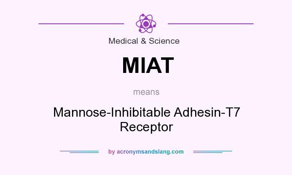 What does MIAT mean? It stands for Mannose-Inhibitable Adhesin-T7 Receptor