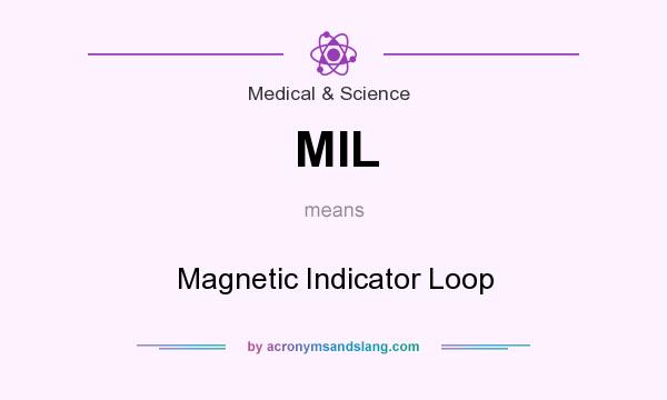 What does MIL mean? It stands for Magnetic Indicator Loop