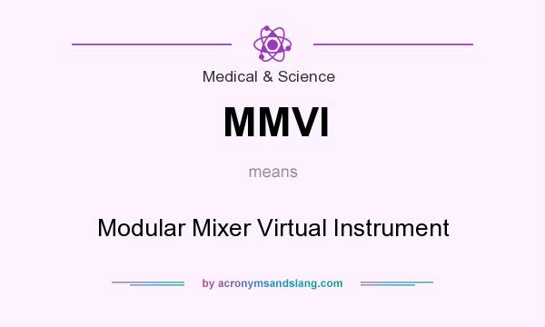 What does MMVI mean? It stands for Modular Mixer Virtual Instrument
