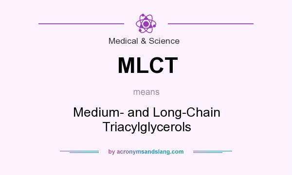 What does MLCT mean? It stands for Medium- and Long-Chain Triacylglycerols