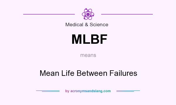 What does MLBF mean? It stands for Mean Life Between Failures