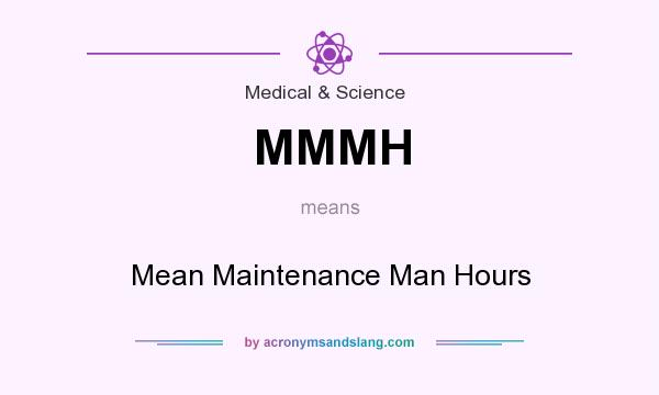 What does MMMH mean? It stands for Mean Maintenance Man Hours