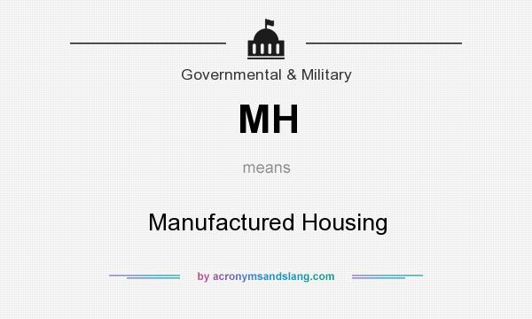 What does MH mean? It stands for Manufactured Housing