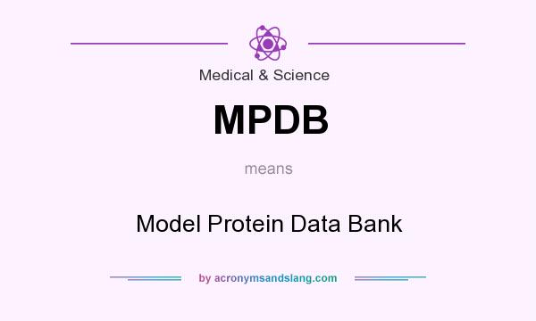 What does MPDB mean? It stands for Model Protein Data Bank
