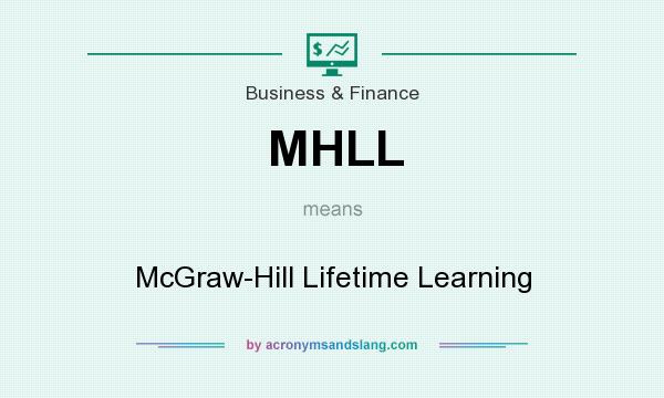 What does MHLL mean? It stands for McGraw-Hill Lifetime Learning