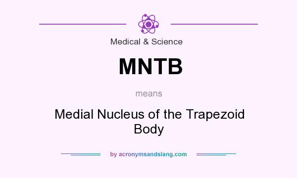 What does MNTB mean? It stands for Medial Nucleus of the Trapezoid Body