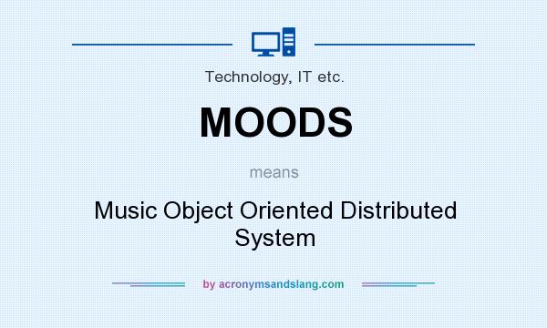 What does MOODS mean? It stands for Music Object Oriented Distributed System