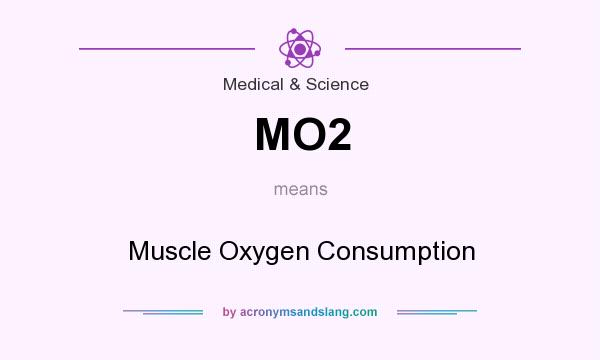 What does MO2 mean? It stands for Muscle Oxygen Consumption