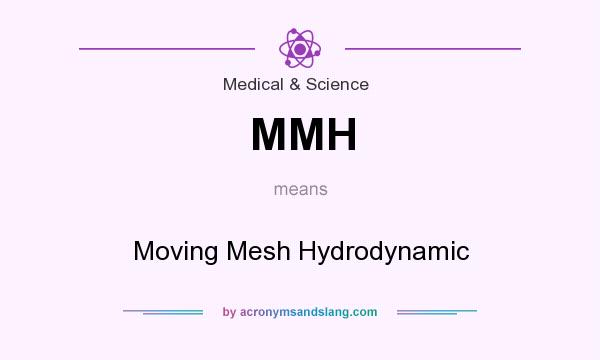 What does MMH mean? It stands for Moving Mesh Hydrodynamic