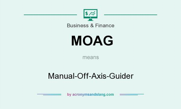 What does MOAG mean? It stands for Manual-Off-Axis-Guider