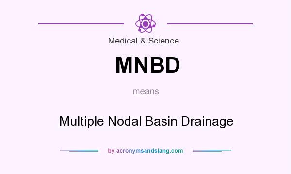What does MNBD mean? It stands for Multiple Nodal Basin Drainage