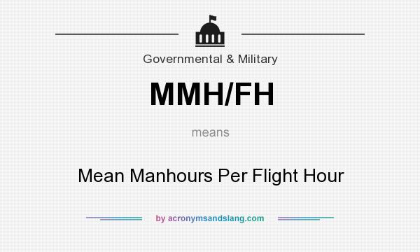 What does MMH/FH mean? It stands for Mean Manhours Per Flight Hour