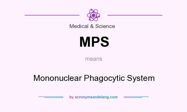 What does MPS mean? It stands for Mononuclear Phagocytic System