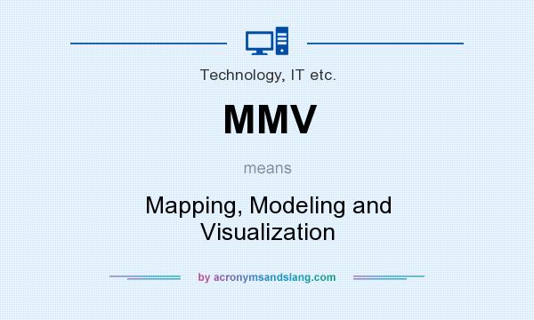 What does MMV mean? It stands for Mapping, Modeling and Visualization