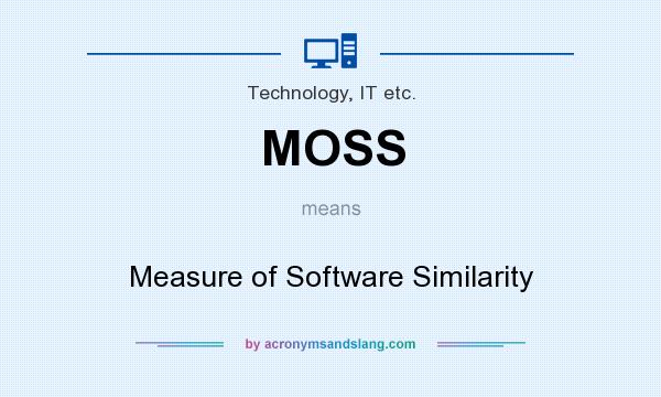 What does MOSS mean? It stands for Measure of Software Similarity