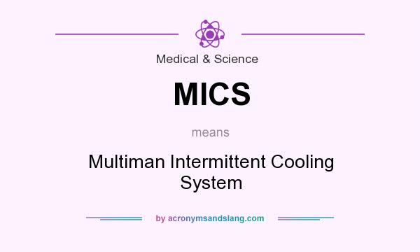 What does MICS mean? It stands for Multiman Intermittent Cooling System
