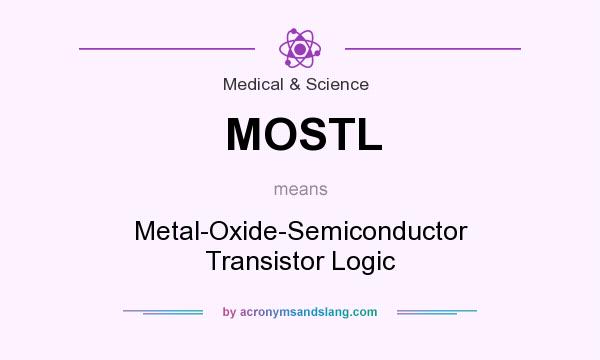 What does MOSTL mean? It stands for Metal-Oxide-Semiconductor Transistor Logic