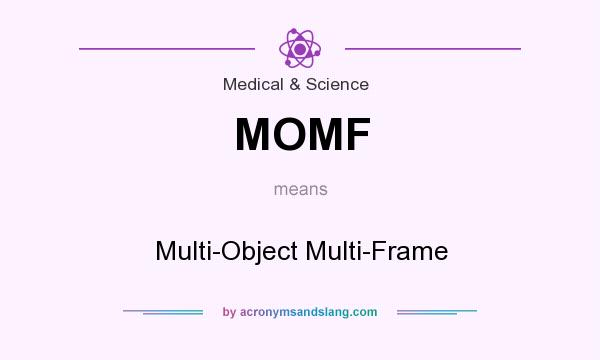 What does MOMF mean? It stands for Multi-Object Multi-Frame