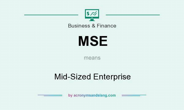 What does MSE mean? It stands for Mid-Sized Enterprise