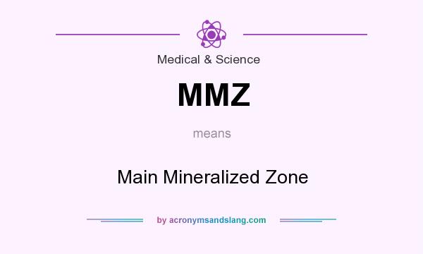 What does MMZ mean? It stands for Main Mineralized Zone
