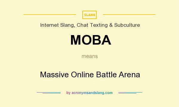 What does MOBA mean? It stands for Massive Online Battle Arena