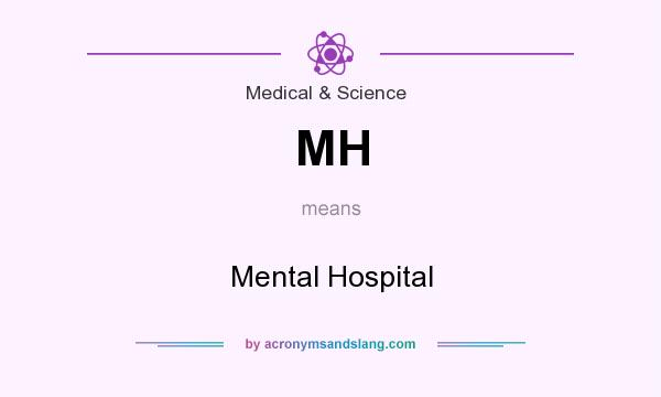 What does MH mean? It stands for Mental Hospital