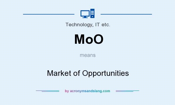 What does MoO mean? It stands for Market of Opportunities