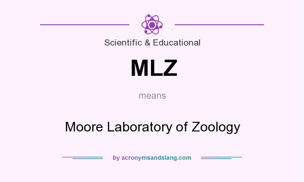 What does MLZ mean? It stands for Moore Laboratory of Zoology