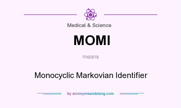 What does MOMI mean? It stands for Monocyclic Markovian Identifier