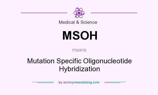 What does MSOH mean? It stands for Mutation Specific Oligonucleotide Hybridization