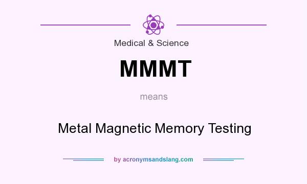 What does MMMT mean? It stands for Metal Magnetic Memory Testing