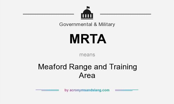 What does MRTA mean? It stands for Meaford Range and Training Area