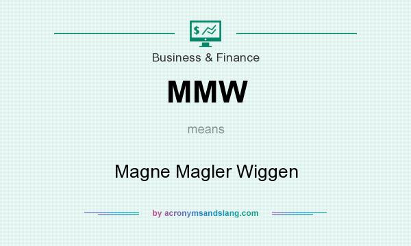 What does MMW mean? It stands for Magne Magler Wiggen