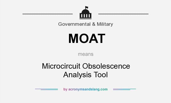 What does MOAT mean? It stands for Microcircuit Obsolescence Analysis Tool